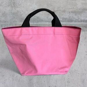 Herve Chapelier Bag Pink on Pink Top Handle Medium Shopper
